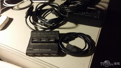 帝特USB HUB 7口帶獨立電源，二手筆記本的擴(kuò)展充電好幫手